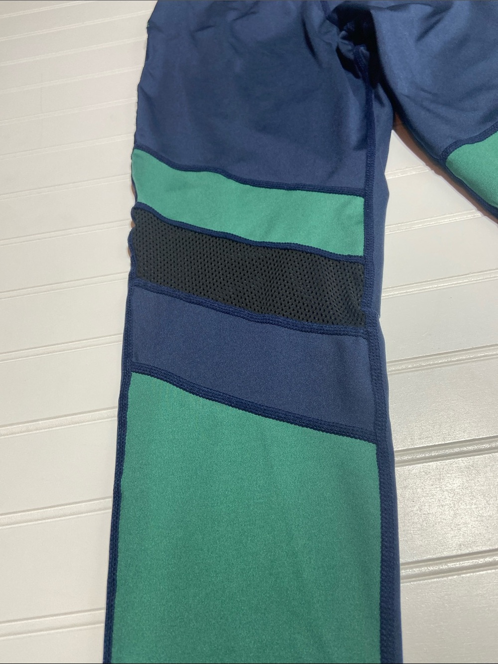 MINKPINK Move Colorblock Active Leggings Womans S High-Rise Mesh Inserts‎ Sporty - Picture 2 of 7
